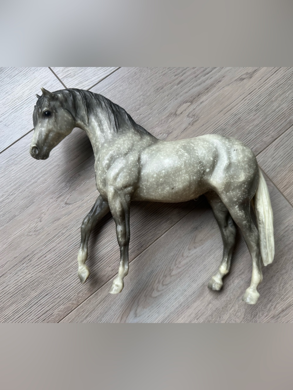 Breyer Gray Dapple Stallion Figure vintage